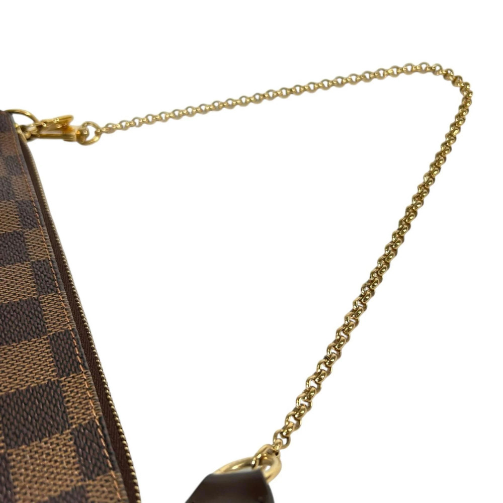 LOUIS VUITTON Brown Damier Canvas Pouch - Picture 6 of 16